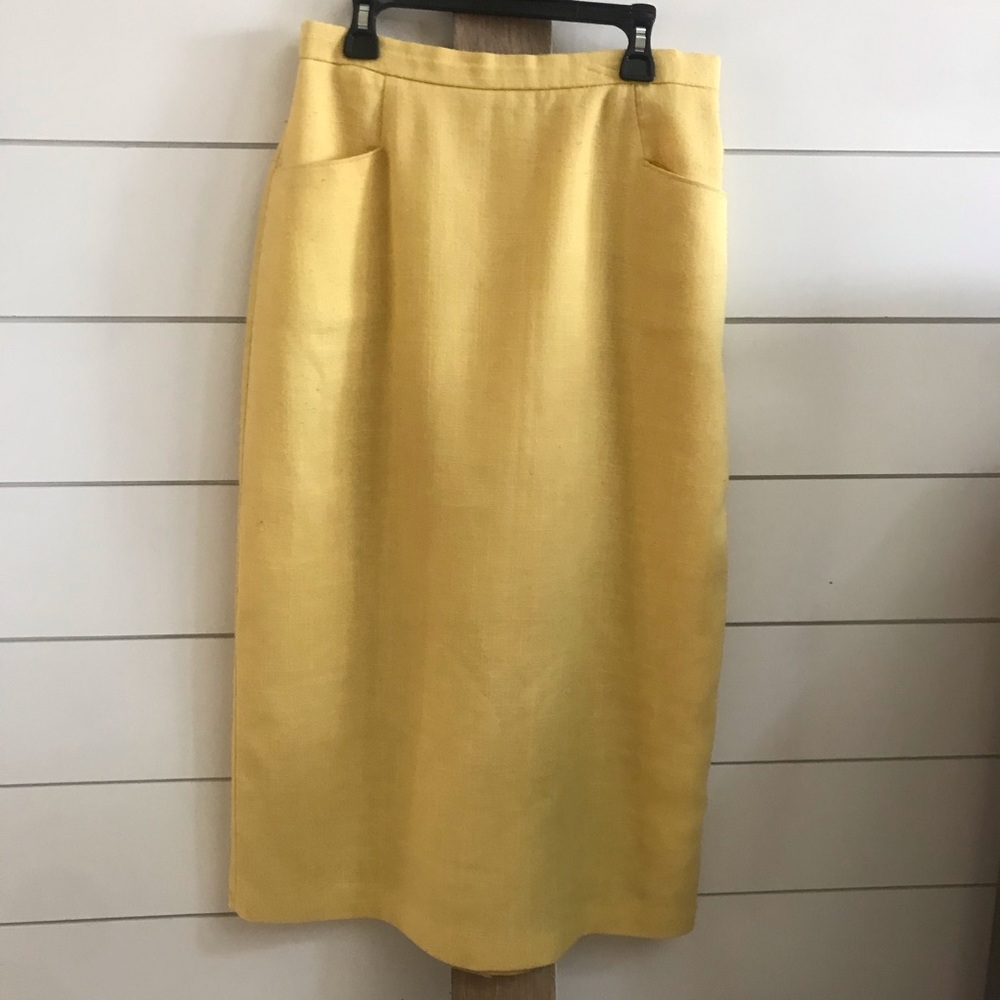 Yellow Kids Skirt - Classic Straight Silhouette